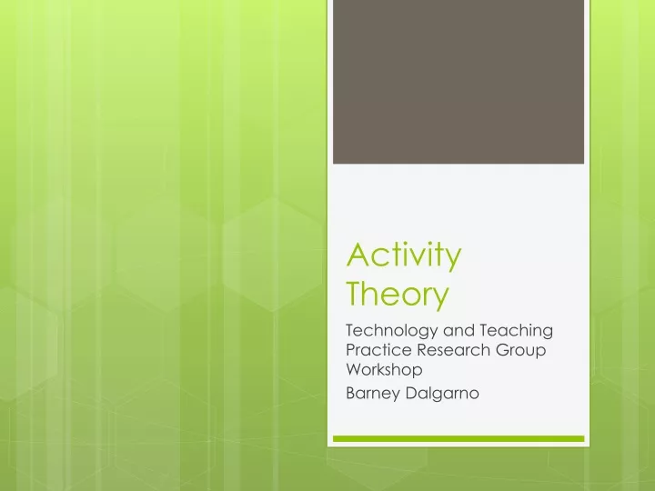 activity theory