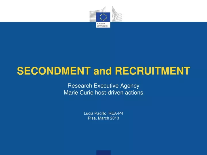 research executive agency marie curie host driven actions