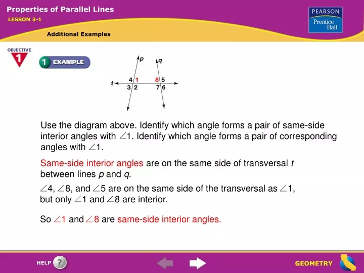 same side interior angles are on the same side