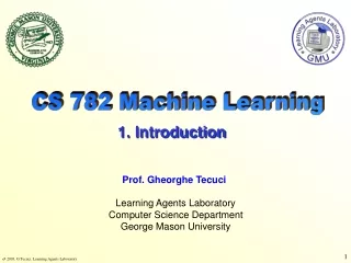 CS 782 Machine Learning