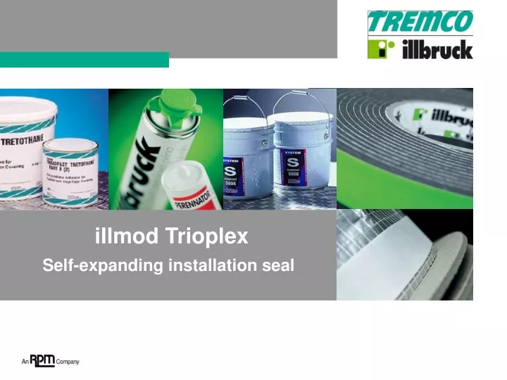 iilmod trioplex self expanding installation seal