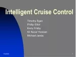 Intelligent Cruise Control for Safer Driving - slide 1