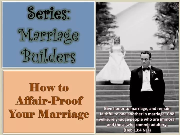 series marriage builders