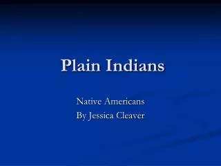 Plain Indians