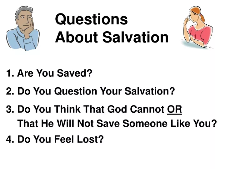 questions about salvation