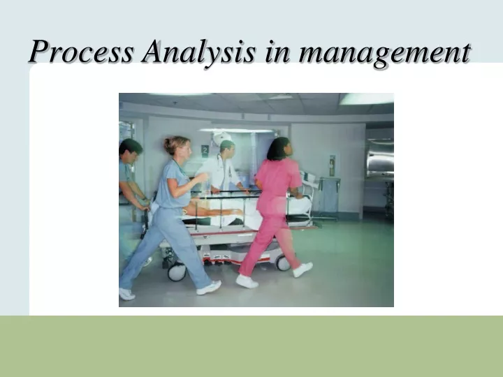 process analysis in management