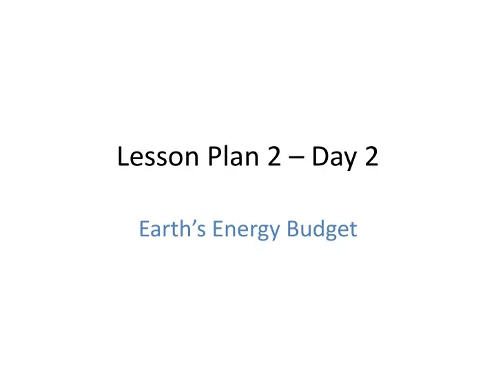 lesson plan 2 day 2