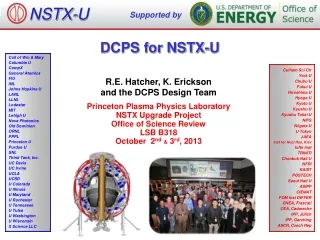 DCPS for NSTX-U
