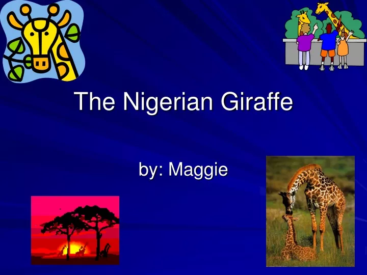 the nigerian giraffe