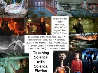 Teaching Science with Science Fiction