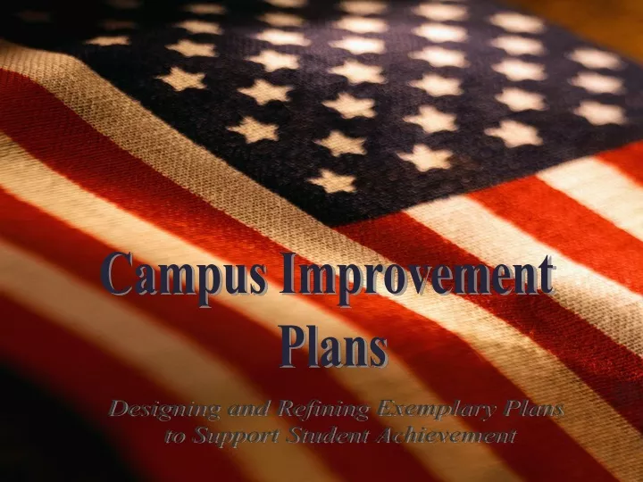 campus improvement plans