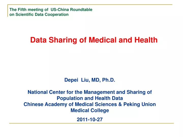 the fifth meeting of us china roundtable