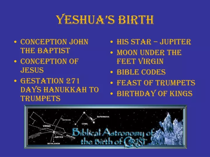 yeshua s birth