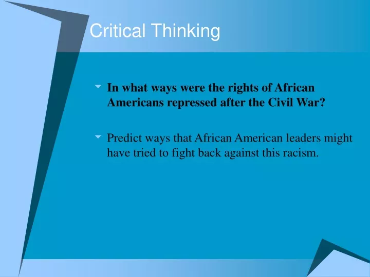 critical thinking