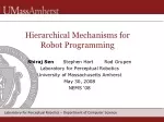 Hierarchical Mechanisms for Robot Programming - slide 1