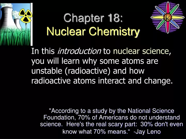 chapter 18 nuclear chemistry