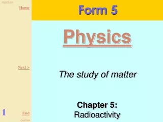 Chapter 5:  Radioactivity