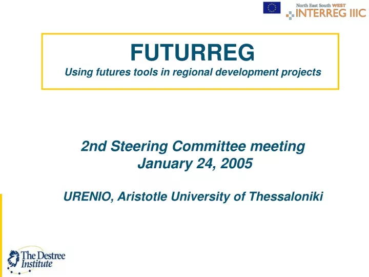 futurreg using futures tools in regional