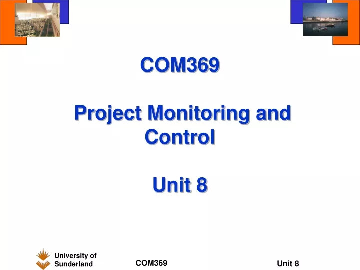com369 project monitoring and control unit 8
