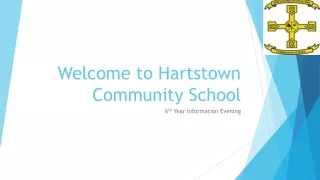 Welcome to Hartstown Community School