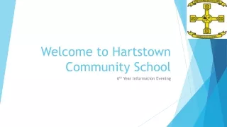 welcome to hartstown community school