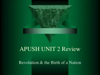 APUSH UNIT 2 Review