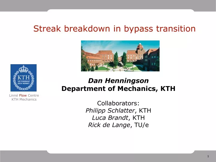 streak breakdown in bypass transition