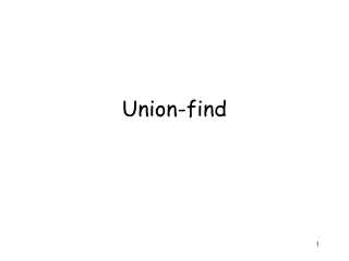 Union-find
