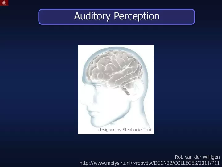 auditory perception