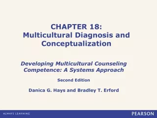 CHAPTER 18: Multicultural Diagnosis and Conceptualization