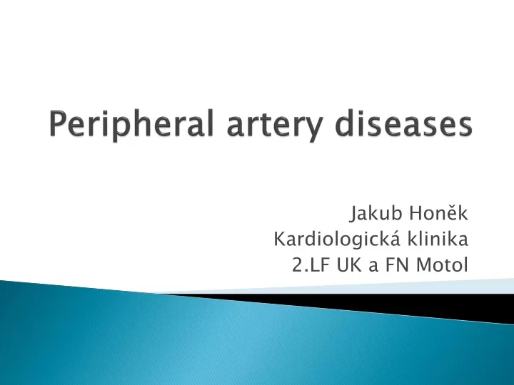 peripheral artery diseases
