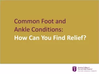 How Can You Find Relief?