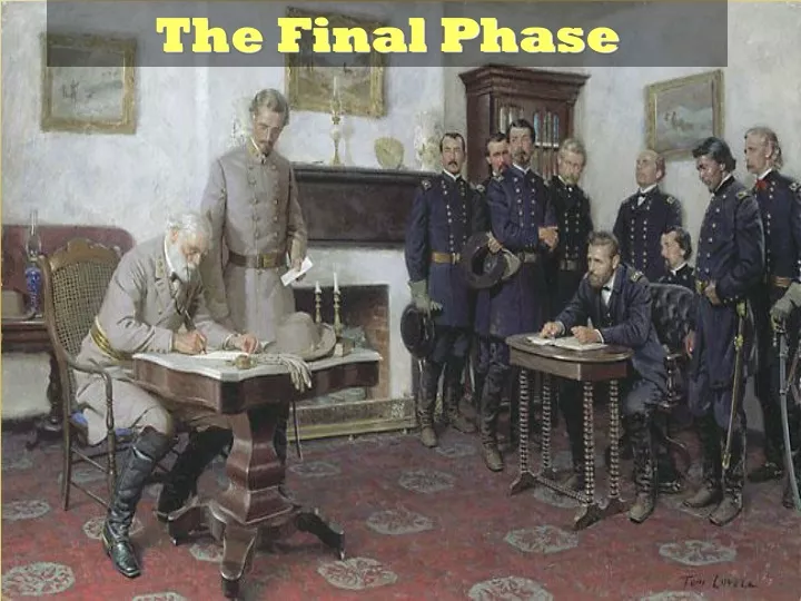 the final phase