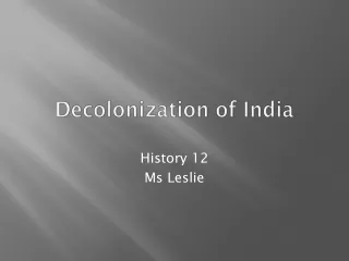 Decolonization of India