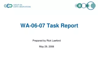 WA-06-07 Task Report
