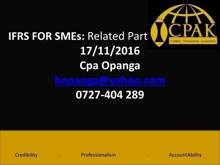 ifrs for smes related party disclosures