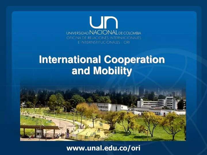 international cooperation and mobility