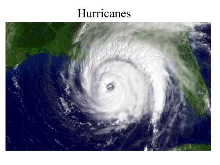 hurricanes