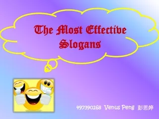 The Most Effective  Slogans