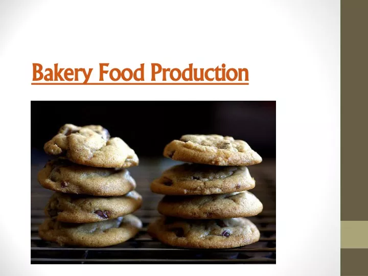 bakery food production