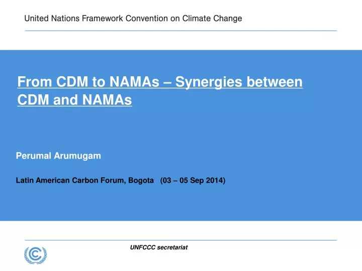 from cdm to namas synergies between cdm and namas