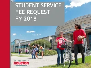 STUDENT SERVICE FEE REQUEST  FY 2018