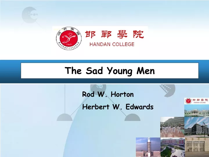 the sad young men