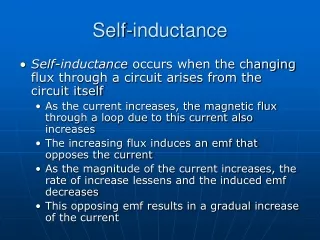 Self-inductance
