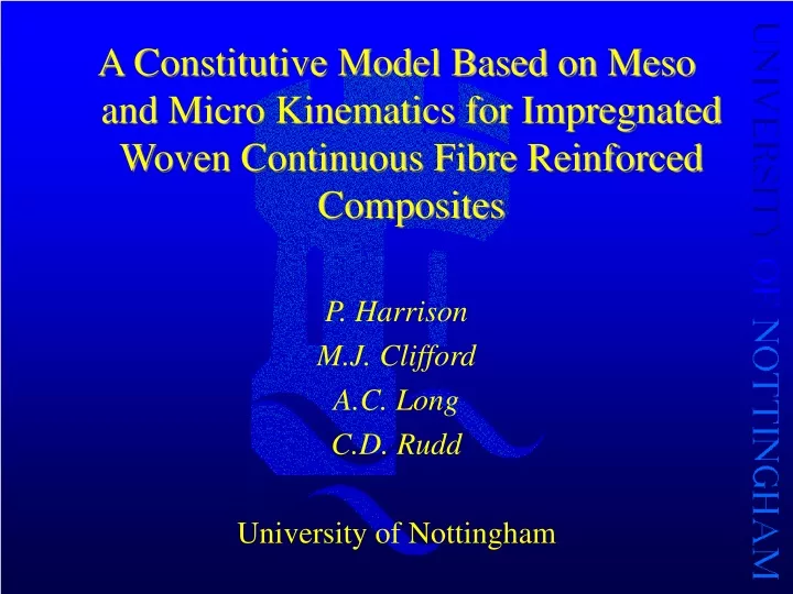 a constitutive model based on meso and micro