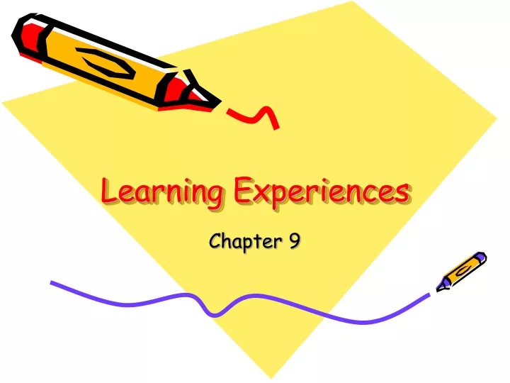 learning experiences