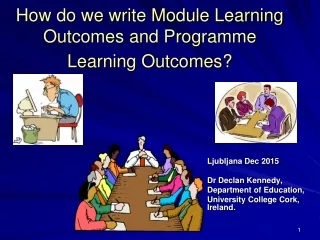 How do we write Module Learning Outcomes and Programme Learning Outcomes?
