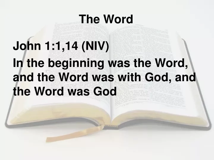 john 1 1 14 niv in the beginning was the word