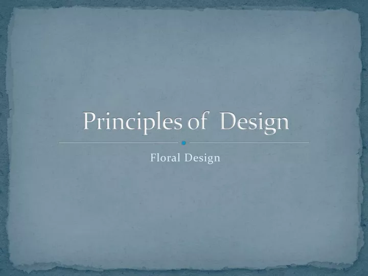 principles of design