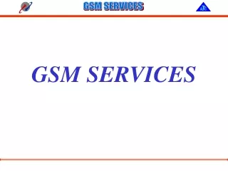 GSM SERVICES